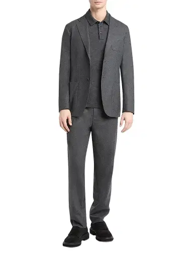 Giorgio Armani Men's Soft Cashmere Sport Jacket - Raven | Thumbnail 1