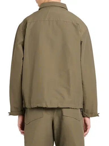 Rhude Men's Logo Cotton-Nylon Ripstop Coach's Jacket - Taupe | Thumbnail 5