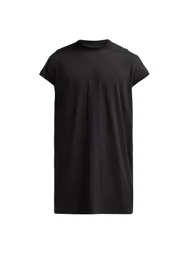 Rick Owens Men's Jumbo Cotton Crewneck T-Shirt - Black | Thumbnail 1