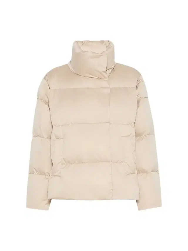 Weekend Max Mara Women's Short Down Jacket in Technical Satin - Sand