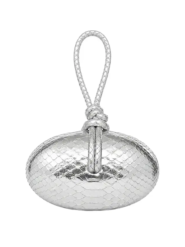 Ahikoza Women's The Lolita Mini Snakeskin-Embossed Leather Clutch