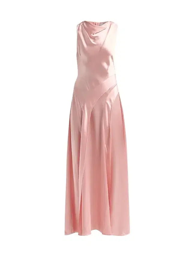 ACLER Women's Femme Fatale Lecha Satin Maxi Dress - Soft Flamingo - Size 12