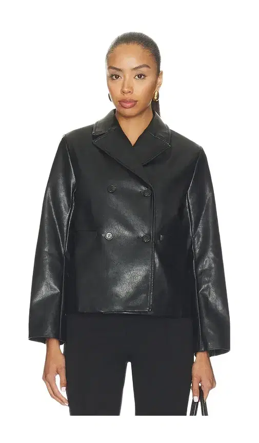 rag & bone Finley Faux Leather Coat