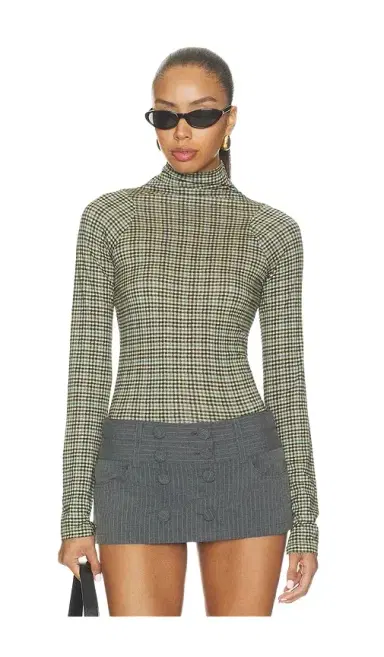 rag & bone Shaw Paneled Longsleeve Turtleneck Tee | Thumbnail 1