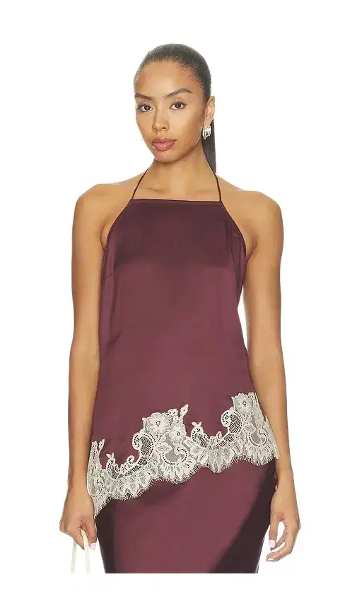 ROCOCO SAND Lace Detail Top