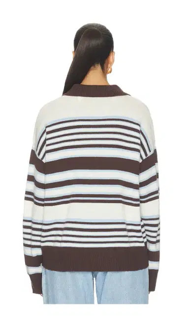GOOD AMERICAN The Oversized Rugby Sweater | Thumbnail 3