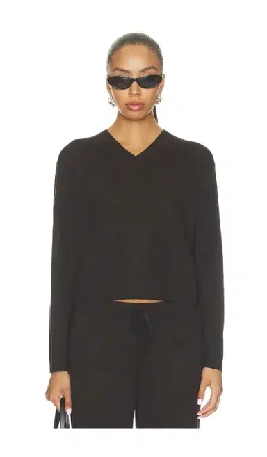 LESET James V Neck Top | Thumbnail 1