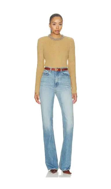 Self-Portrait Brown Beaded Trim Knit Jumper | Thumbnail 4