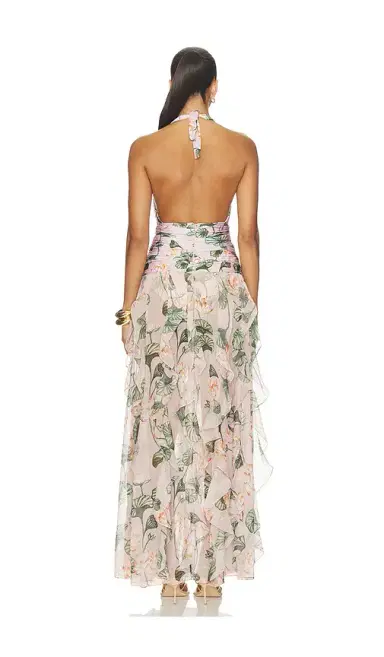 PatBo Lotus Plunge Maxi Dress | Thumbnail 3 PatBo Lotus Plunge Maxi Dress | Thumbnail 3