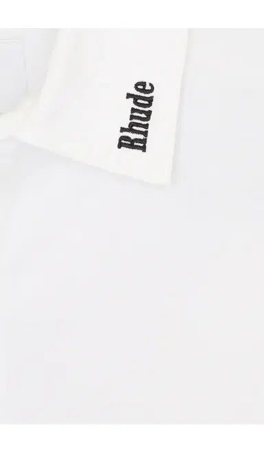 Rhude Short Sleeve Jersey Polo Shirt | Thumbnail 5