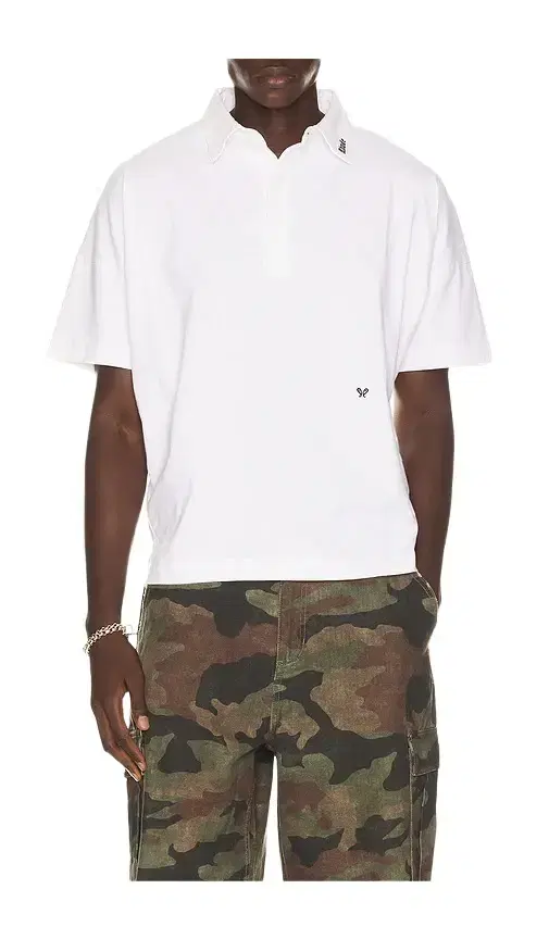 Rhude Short Sleeve Jersey Polo Shirt