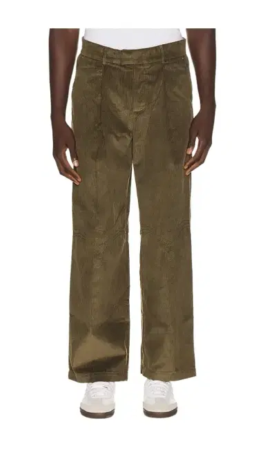 House of Sunny Wide Leg Pleated Cord Trousers | Thumbnail 1