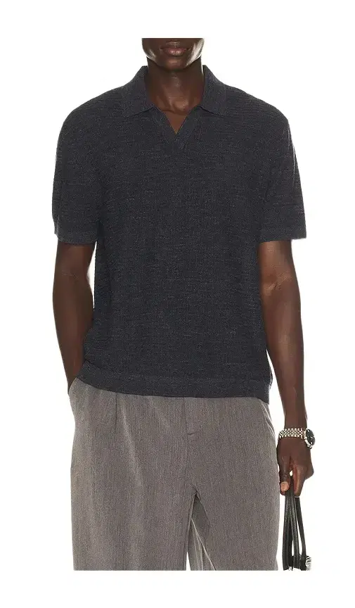 Theory Brenan Pacific Linen Polo