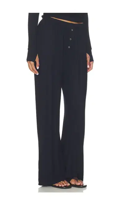 Michael Lauren Laguna Wide Leg Pant With Snaps | Thumbnail 2