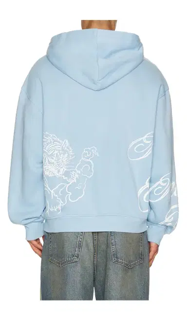 True Religion Tiger Script Boxy Hoodie | Thumbnail 2