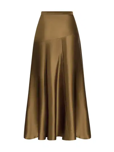 Adam Lippes Thea Silk Midi Skirt | Thumbnail 2 Adam Lippes Thea Silk Midi Skirt | Thumbnail 2