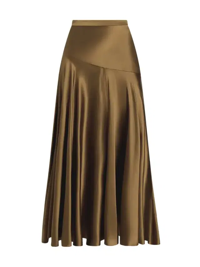 Adam Lippes Thea Silk Midi Skirt