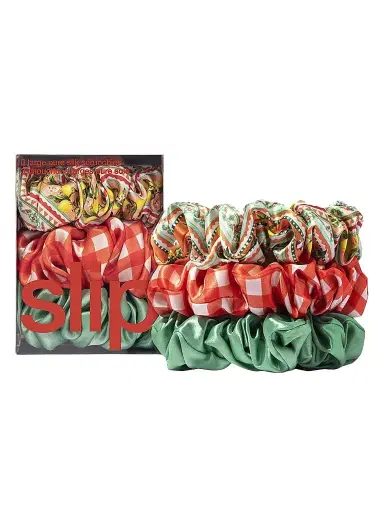 Slip Women's 3-Piece Pure Silk Scrunchie Set - Positano | Thumbnail 1