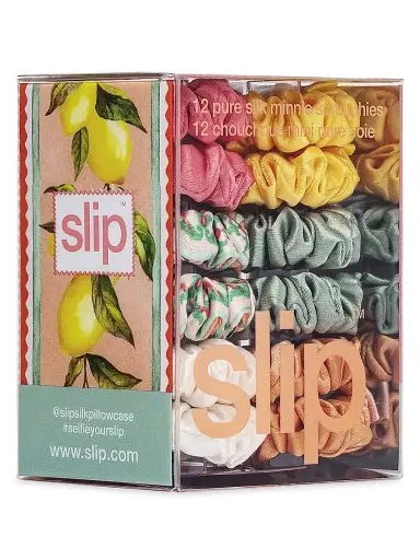 Slip Women's Slip Pure Silk 12-Piece Mini Scrunchies Set - Classic - Italian Summer | Thumbnail 3