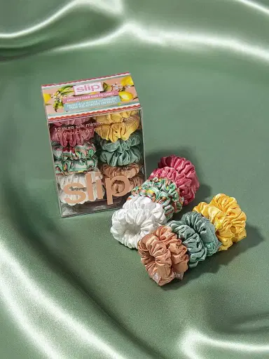 Slip Women's Slip Pure Silk 12-Piece Mini Scrunchies Set - Classic - Italian Summer | Thumbnail 4