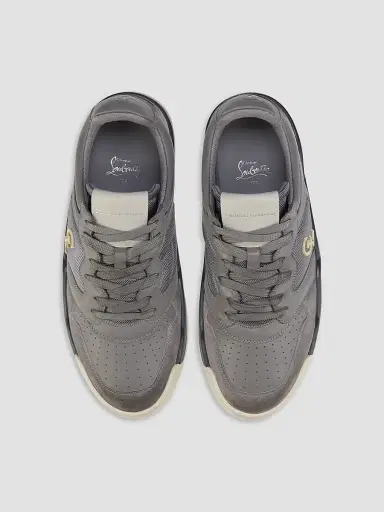 Christian Louboutin Men's Basketball 1 Retro Sneakers - Phantom Grey | Thumbnail 4