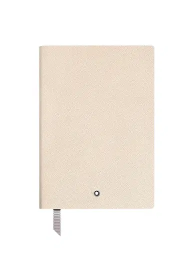 Montblanc Medium Leather Notebook - Beige | Thumbnail 1