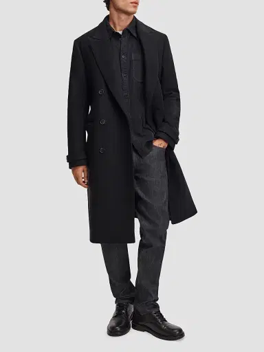 rag & bone Men's Relaxed Corduroy Shirt - Black | Thumbnail 2