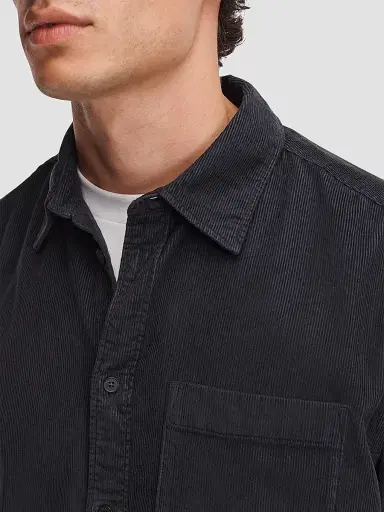 rag & bone Men's Relaxed Corduroy Shirt - Black | Thumbnail 6