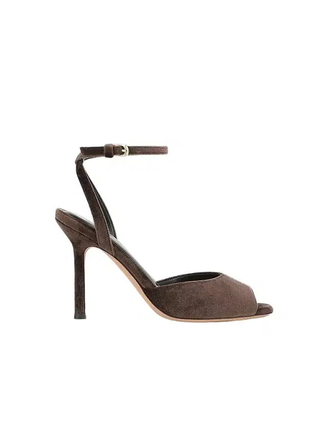 Favorite Daughter Women's Yasmine 95mm Velvet Sandals - Coffee Bean - Size 11