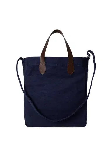 Polo Ralph Lauren Men's Embroidered Polo Bear Cotton Canvas Tote Bag - Newport Navy | Thumbnail 5