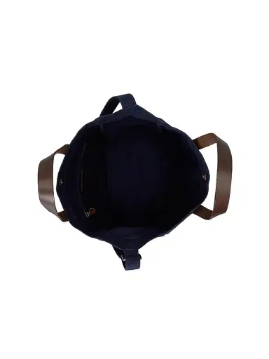 Polo Ralph Lauren Men's Embroidered Polo Bear Cotton Canvas Tote Bag - Newport Navy | Thumbnail 6