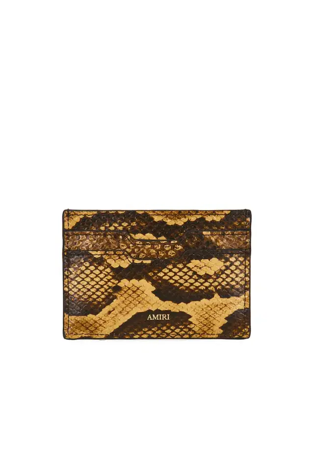 AMIRI Python Card Holder