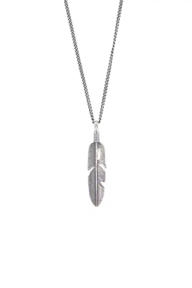 Serge de Nimes Ethereal Feather Necklace | Thumbnail 2