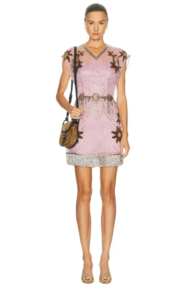 Valentino Embroidered Mini Dress