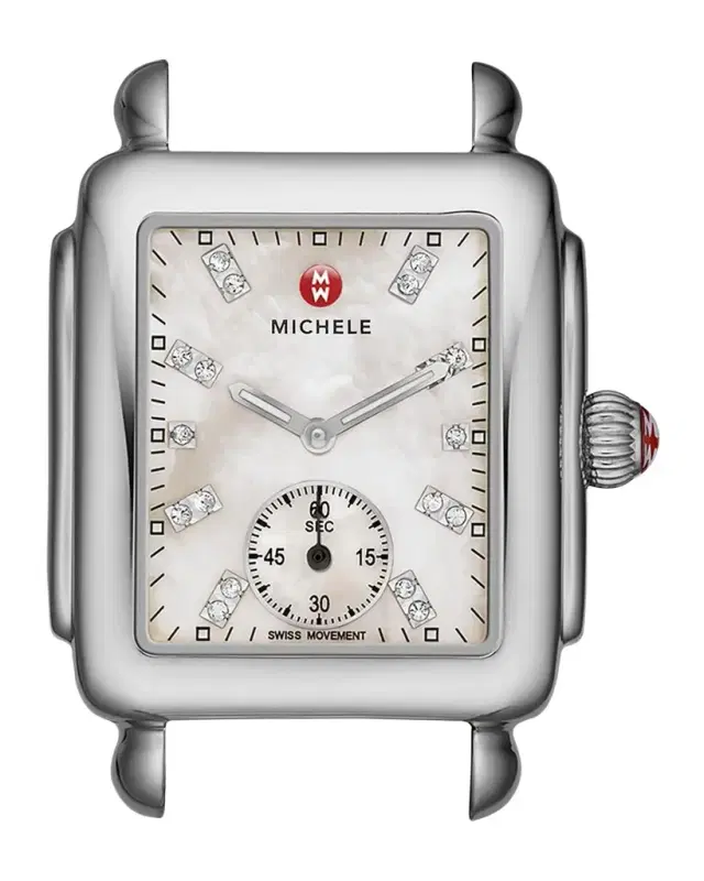 Michele 16mm Deco Diamond Dial Watch Head