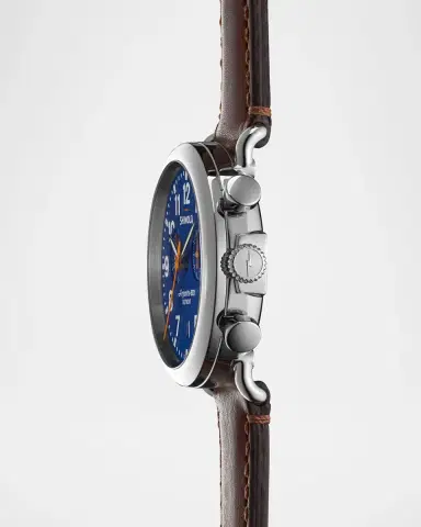 Shinola 41mm Runwell Chrono Watch, Dark Brown/Blue | Thumbnail 2 Shinola 41mm Runwell Chrono Watch, Dark Brown/Blue | Thumbnail 2