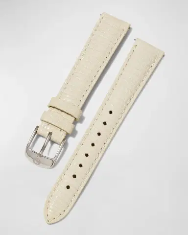 Michele 16mm Lizard-Embossed Watch Strap | Thumbnail 2 Michele 16mm Lizard-Embossed Watch Strap | Thumbnail 2