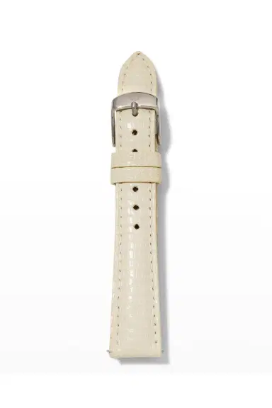 Michele 16mm Lizard-Embossed Watch Strap | Thumbnail 4 Michele 16mm Lizard-Embossed Watch Strap | Thumbnail 4