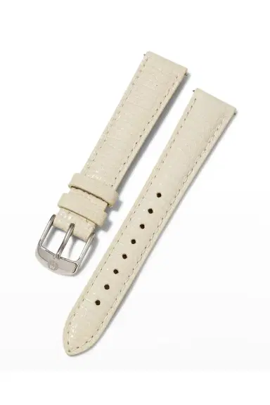 Michele 16mm Lizard-Embossed Watch Strap | Thumbnail 5 Michele 16mm Lizard-Embossed Watch Strap | Thumbnail 5