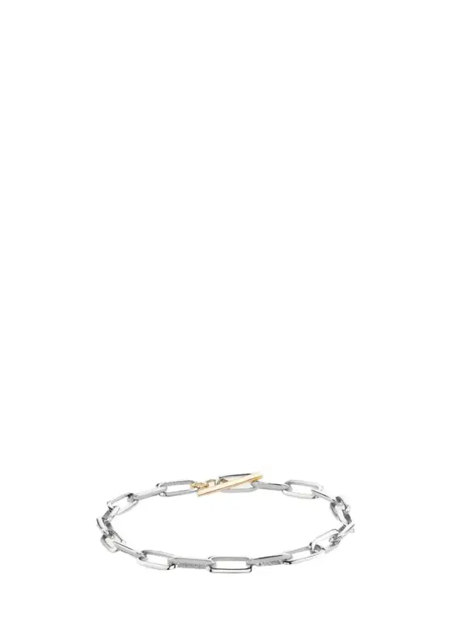 Lizzie Mandler Fine Jewelry Silver Edge Oval Link Chain Bracelet