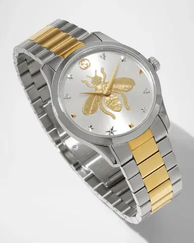Gucci Bee Two-Tone Bracelet Watch | Thumbnail 3