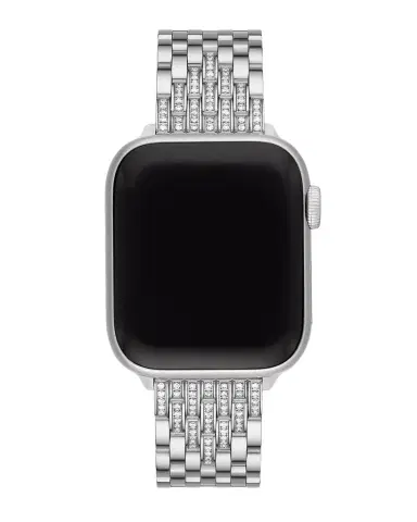 Michele 7-Link Stainless Steel Diamond Bracelet for Apple Watch | Thumbnail 1 Michele 7-Link Stainless Steel Diamond Bracelet for Apple Watch | Thumbnail 1
