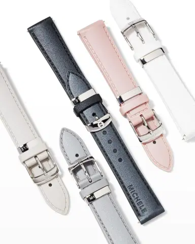 Michele Luxe Neutrals 18mm Silicone Watch Strap Gift Set | Thumbnail 3