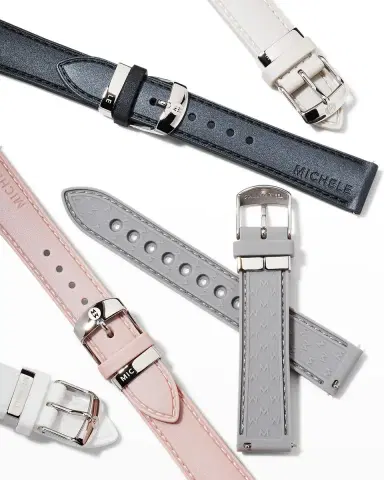 Michele Luxe Neutrals 18mm Silicone Watch Strap Gift Set | Thumbnail 4