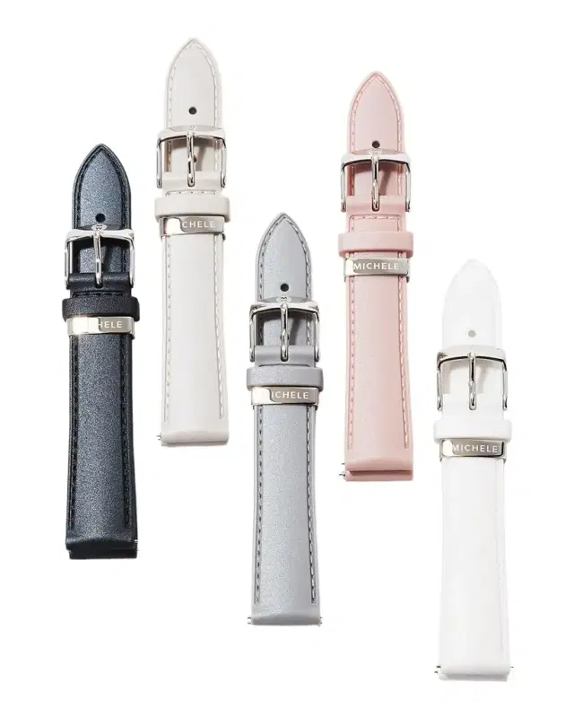 Michele Luxe Neutrals 18mm Silicone Watch Strap Gift Set