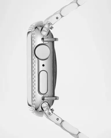 Michele Diamond Jacket for Apple Watch in Stainless Steel, 40mm | Thumbnail 4