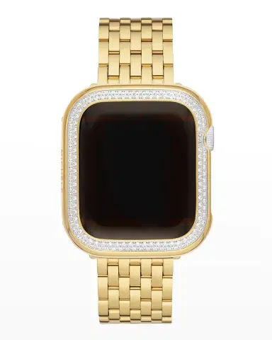 Michele Diamond Jacket for Apple Watch in Gold-Tone, 40mm | Thumbnail 3 Michele Diamond Jacket for Apple Watch in Gold-Tone, 40mm | Thumbnail 3