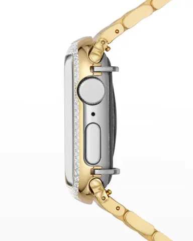 Michele Diamond Jacket for Apple Watch in Gold-Tone, 40mm | Thumbnail 5 Michele Diamond Jacket for Apple Watch in Gold-Tone, 40mm | Thumbnail 5