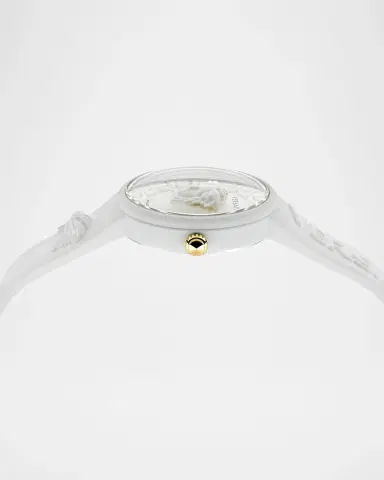 Versace Unisex Medusa Pop White Silicone Watch, 39mm | Thumbnail 2