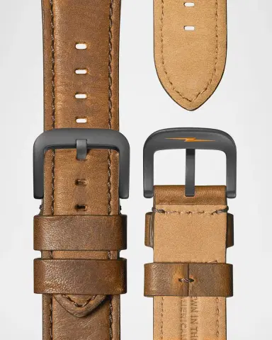 Shinola Men's Runwell Sport Chronograph Leather-Strap Watch, 48mm | Thumbnail 4
